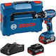 Bosch GSR 18V-45 Δραπανοκατσάβιδο Μπαταρίας Brushless 18V 2x3Ah
