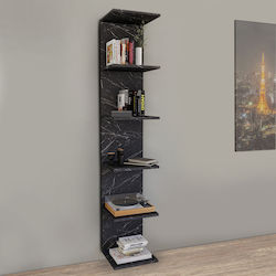 Bookcase Ogden 34.5x30x180cm Black
