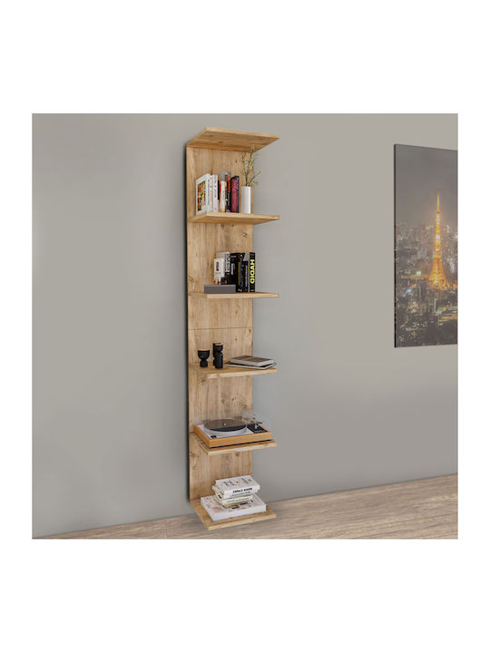 Bookcase Ogden Pine / Oak 34.5x30x180cm