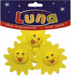 Luna Soare Decorațiune Din Lemn (Diverse Modele) Luna Soare Decorațiune Din Lemn (Diverse Modele)