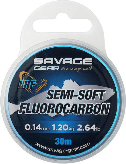 Savage Gear Super Soft Angelschnur Fluorocarbon 30m / 0.17mm / 1.86kg