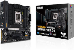 Asus TUF GAMING B760M-PLUS D4 Motherboard Micro ATX με Intel 1700 Socket