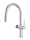 Imex Turin Kitchen Faucet Counter with Pull-Out Spray Silver