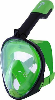 Bluewave Μάσκα Θαλάσσης Full Face S/M σε Πράσινο χρώμα