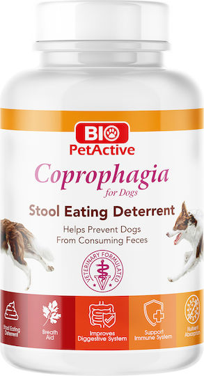 Bio Petactive Coprophagia Dietary Supplement for Dogs in Tablets 60 tabs for Gastrointestinal Disorders