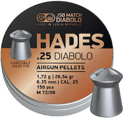 JSB Match Diabolo Hades Ποτηράκια (Pellets) Αεροβόλου 6.35mm