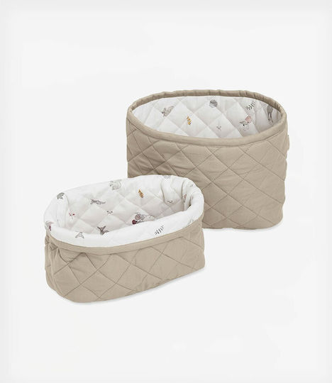 Cam Cam Copenhagen Kinderzimmer-Aufbewahrungskörbe Hazel Beiges 2Stücke
