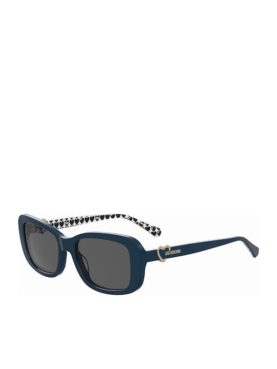Moschino Women's Sunglasses with Blue Plastic F...