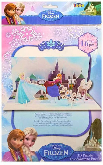 Luna Jucărie de Construcție din Hârtie Frozen pentru Copii 3+ ani+ Ani