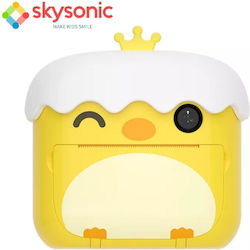 Skysonic Instant Kids Kinder 12MP mit Thermodruck Vogel Gelb Skysonic Instant Kids Kinder 12MP mit Thermodruck Vogel Gelb