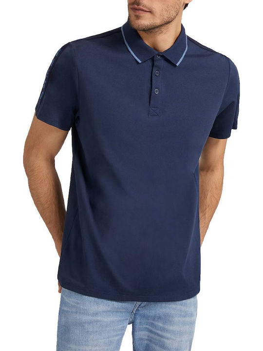 Guess Polo Tricou Albastru marin
