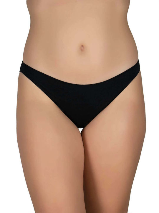 A.A UNDERWEAR Damen Slip Nahtlos Schwarz