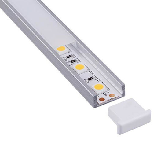 Eurolamp În aer liber Profil din Aluminiu pentru Bandă LED 200x1.5x0.6cm.