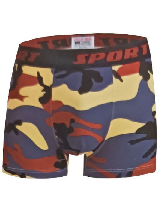 Luciano Faketti Boxer Boxershorts für Männer Camouflage