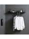 Next Montat pe perete Raft Baie Metal 90x13.5x21cm Neagră