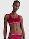 Tommy Hilfiger Women's Bralette Bra Burgundy