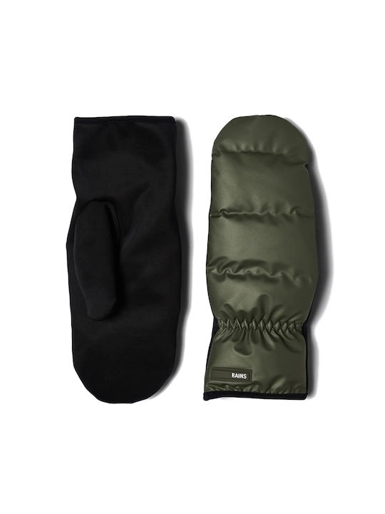 Rains Trekker Mittens Men's Ski & Snowboard Gloves Green