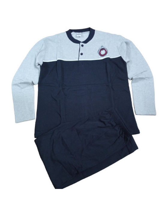 Men's Pajamas Dark Blue-Grey