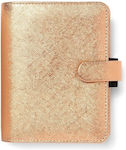 Filofax Saffiano Pocket Organizer Gold Rose Gold