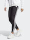 Adidas Icons 3-Stripes Laufen Frauen Gekürzt Leggings Schwarz