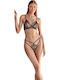 Gisela Δαντελένιο Σετ Εσωρούχων Bralette με Brazil Μαύρο
