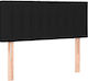 vidaXL Fabric Bed Headboard Black 90x78cm
