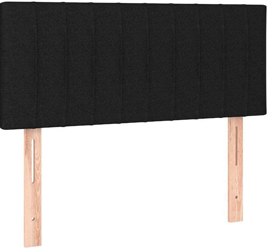 vidaXL Fabric Bed Headboard Black 90x78cm