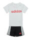 Adidas Kids Set with Shorts Summer 2pcs White