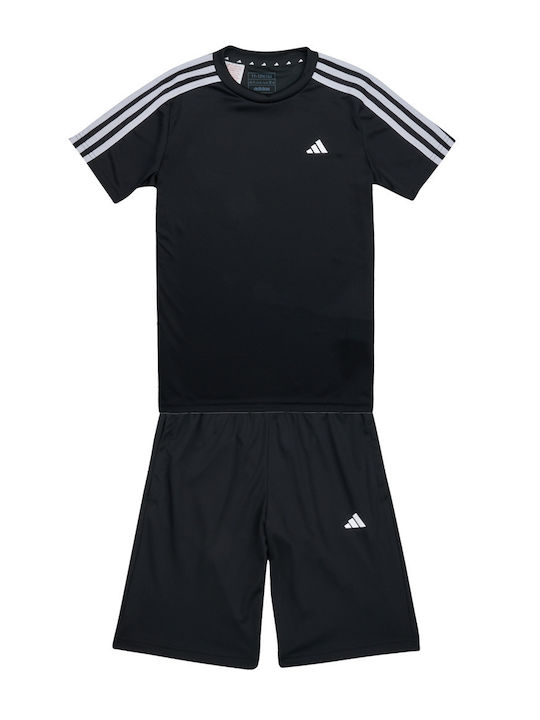 Set pentru copii cu șorturi Vară 2buc Negru Essentials