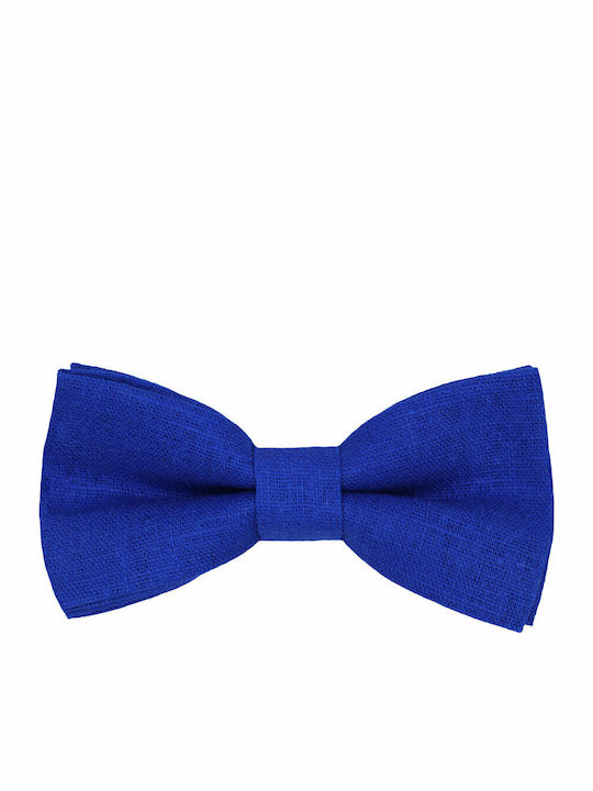 JFashion Cravată Papillon Albastru Ruj Lucrată Manual