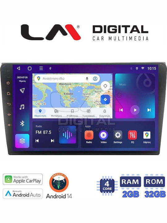 LM Digital Sistem Audio Auto pentru Seat Exeo Audi A4 2001-2008 (Bluetooth/USB/WiFi/GPS/Apple-Carplay/Android-Auto) cu Ecran Tactil 9"
