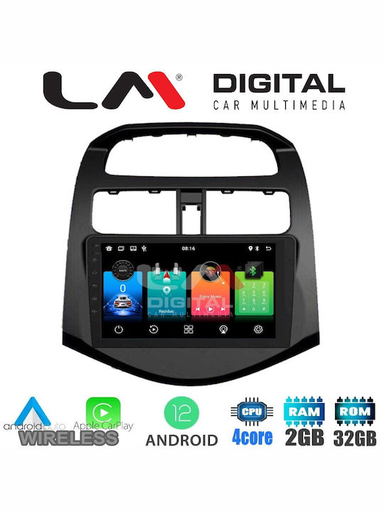 LM Digital Автомобилна Аудио Система (Блутут/USB/WiFi/GPS/Apple-Carplay/Android-Auto) с Тъчскрийн 9"
