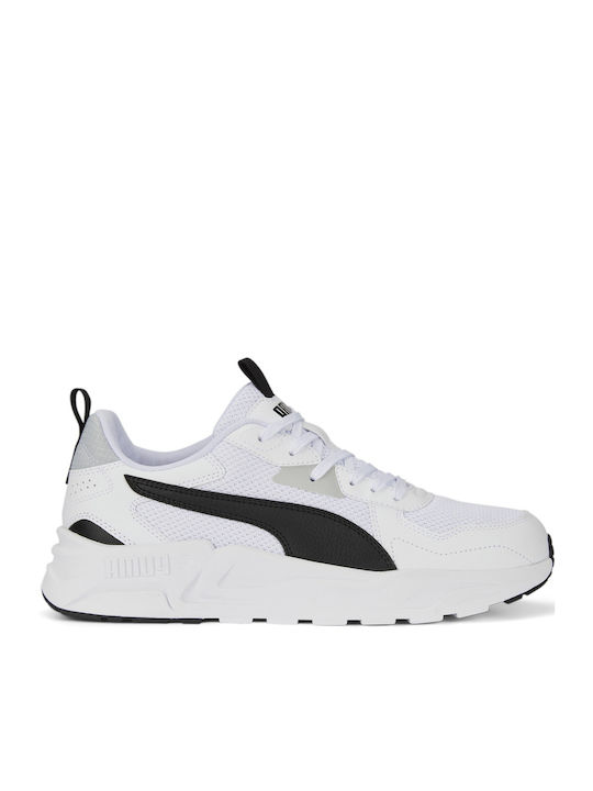 Puma Trinity Lite Ανδρικά Sneakers White / Black / Cool Light Gray