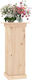 vidaXL Pflanzenständer Holz Braun 27cmx10cmx50cmcm.