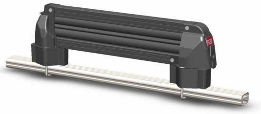 Fabbri Aluski 3 Dachträger für Autos Geeignet für 3 Ski-Paare oder 2 Snowboards