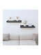 Wandregale Grau 2Stücke 50x12x9cm