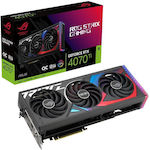 Asus GeForce RTX 4070 Ti 12GB GDDR6X ROG Strix OC Edition Κάρτα Γραφικών