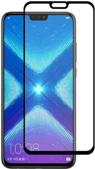 9H Adeziv complet Full Face Tempered Glass Negru (Honor X8) GL541