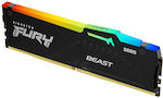 Kingston Fury Beast RGB 32GB DDR5 RAM με Ταχύτητα 5200 για Desktop