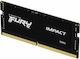 Kingston Fury Impact DDR5 με Module 1x32GB και Ταχύτητα 5600 για Laptop