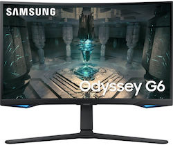 Samsung Odyssey G6 27" HDR QHD 2560x1440 VA Curved Gaming Monitor 240Hz with 1ms GTG Response Time