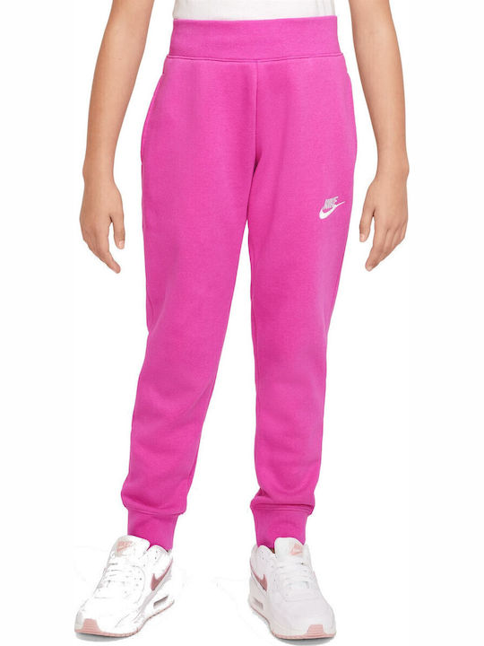 pink and blue nike joggers