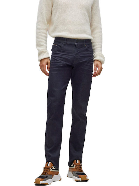 Delaware 3-1 Ανδρικό Παντελόνι Τζιν Ελαστικό Slim Fit Navy Μπλε