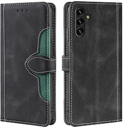 India Synthetic Leather Wallet Black (Galaxy A04s)