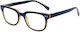 Gian Marco Venturi Roma Lesebrille +1.00 in Blau Farbe