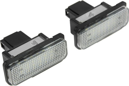 NTY Светлини за регистрационната табела LED 12V за Mercedes-Benz CLS Class / SLK 2бр