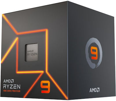 AMD Ryzen 9 7900 3.7GHz Procesor cu 12 nuclee pentru Socket AM5 cu Casetă și Cooler