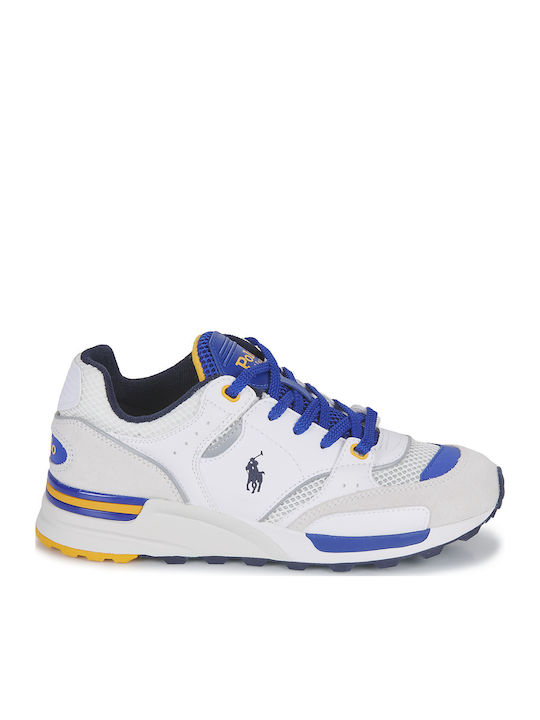 Ralph Lauren Trackstr 200 Sneakers Λευκά