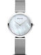 Bering Time Women's Watch with Silver Metal Bracelet
