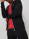 Sweatshirt Fleece with Hood Black